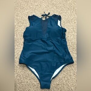 Cupshe Teal One-Piece Swimsuit